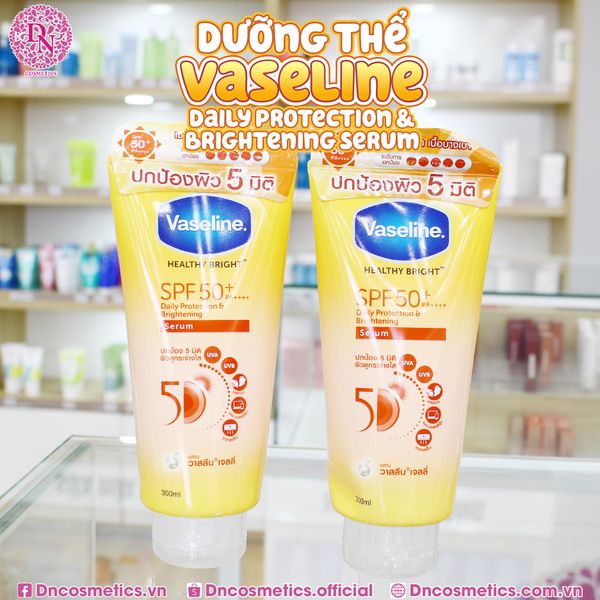 DƯỠNG THỂ TRẮNG DA VASELINE HEALTHY BRIGHT GLUTA-HYA SERUM BURST UV LOTION