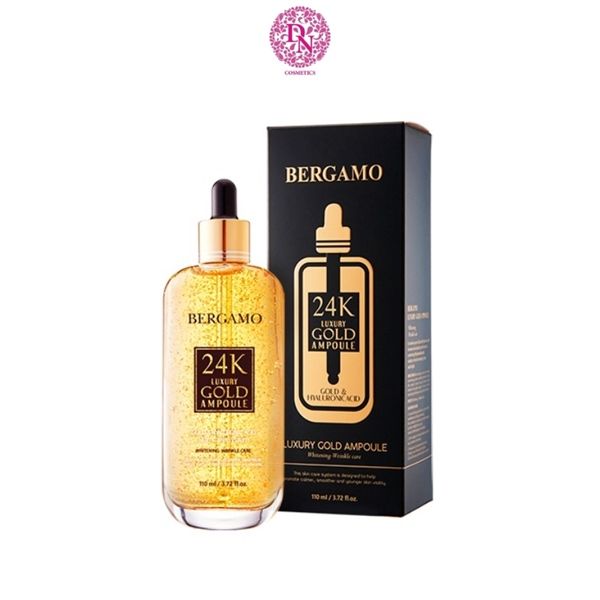 SERUM VÀNG BERGAMO 24K LUXURY GOLD AMPOULE 110ML