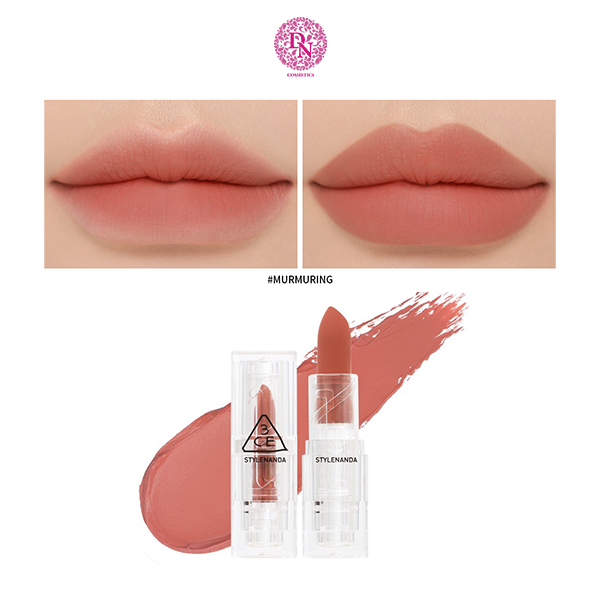 SON THỎI 3CE SOFT MATTE LIPSTICK CLEAR LAYER EDITION VỎ TRONG