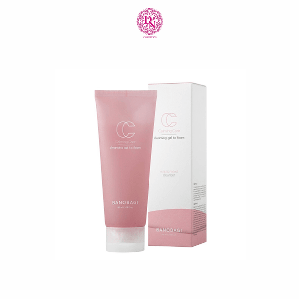 SỬA RỬA MẶT LÀM TRẮNG DA, PHỤC HỒI DA CHUYÊN SÂU BANOBAGI CALMING CARE CLEANSING GEL TO FOAM