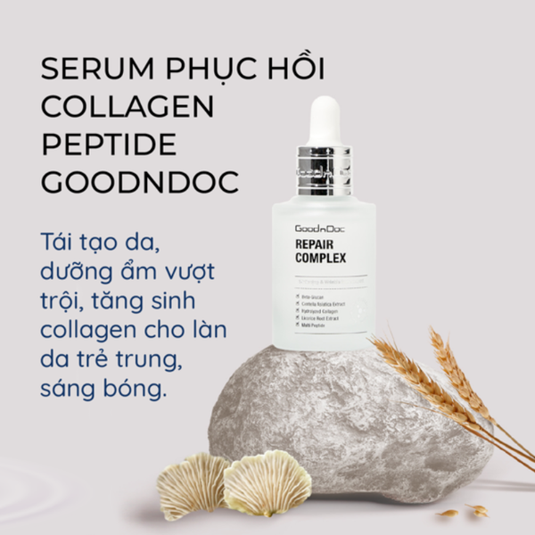 SERUM DƯỠNG ẨM VÀ CHỐNG NHĂN GOODNDOC REPAIR COMPLEX 30ML