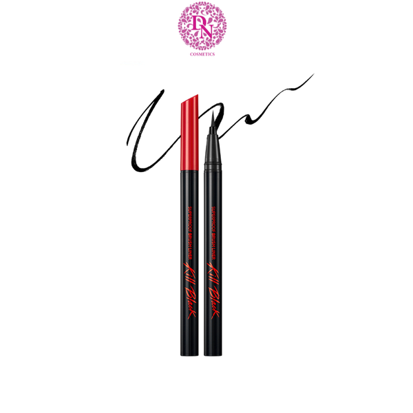 KẺ MẮT NƯỚC CLIO SUPERROOOF BRUSH 2 COLORS KILL BLACK