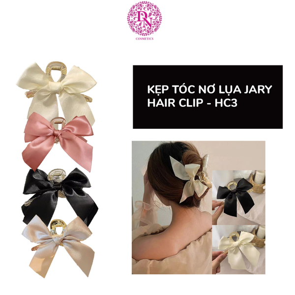 KẸP TÓC NƠ LỤA JARY HAIR CLIP - HC3 - HC3.1