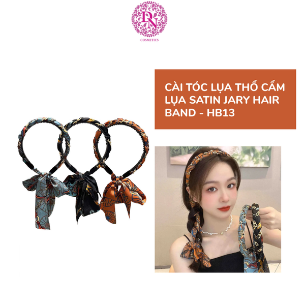 CÀI TÓC LỤA THỔ CẨM LỤA SATIN JARY HAIR BAND - HB13