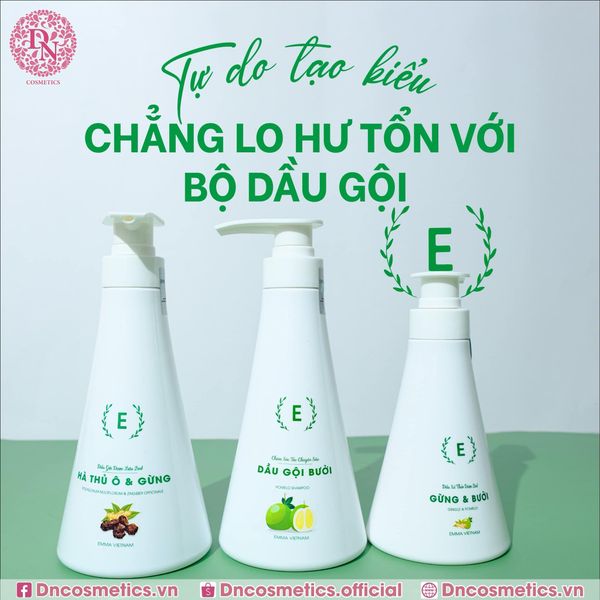 DẦU GỘI DƯỢC LIỆU EMMA CHĂM SÓC TÓC CHUYÊN SÂU 380ML