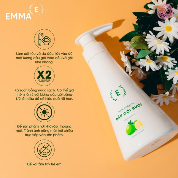 DẦU GỘI DƯỢC LIỆU EMMA CHĂM SÓC TÓC CHUYÊN SÂU 380ML