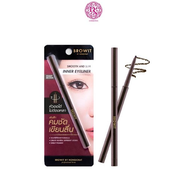 CHÌ KẺ VIỀN MẮT BROWIT BY NONGCHAT SMOOTH & SLIM INNER EYELINER