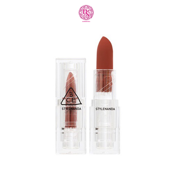 SON THỎI 3CE SOFT MATTE LIPSTICK CLEAR LAYER EDITION VỎ TRONG