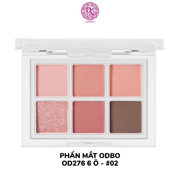 BẢNG PHẤN MẮT 6 Ô ODBO SIGNATURE EYESHADOW PALETTE OD276