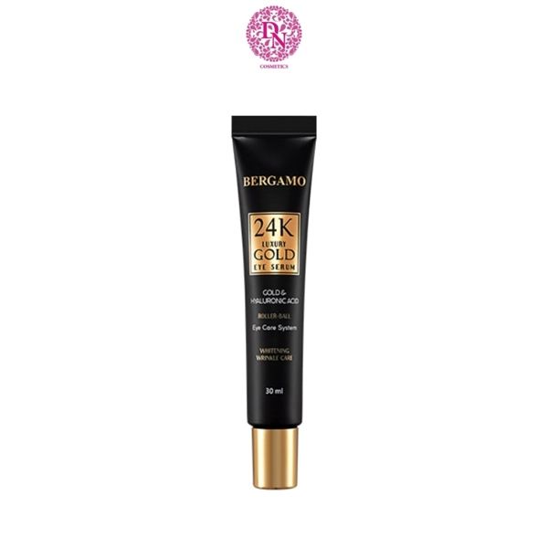 LĂN GIẢM THÂM MẮT VÀNG BERGAMO 24K LUXURY GOLD EYE SERUM 30ML