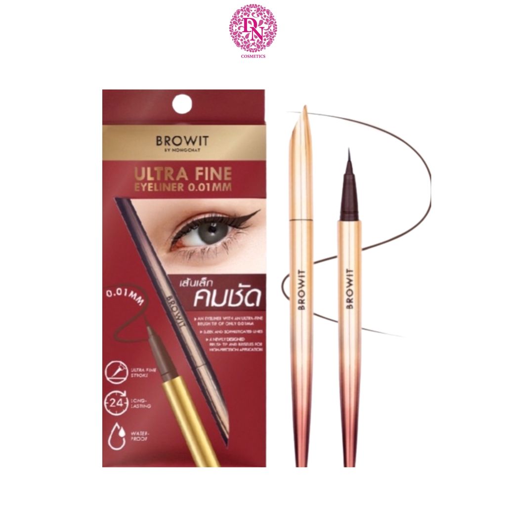 KẺ MẮT NƯỚC BROWIT BY NONGCHAT ULTRA FINE EYELINER 0.01MM