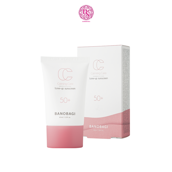 KEM CHỐNG NẮNG BANOBAGI CALMING CARE TONE UP SUNSCREEN 50+/PA++++ 40ML - MÀU HỒNG GIÁ NIÊM YẾT 616K (MAKE-UP NÂNG TONE, PHỤC HỒI BẢO VỆ DA CHUYÊN SÂU)