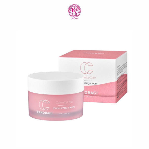 KEM DƯỠNG ẨM SÁNG DA BANOBAGI CALMING CARE MOISTURIZING CREAM - HỒNG