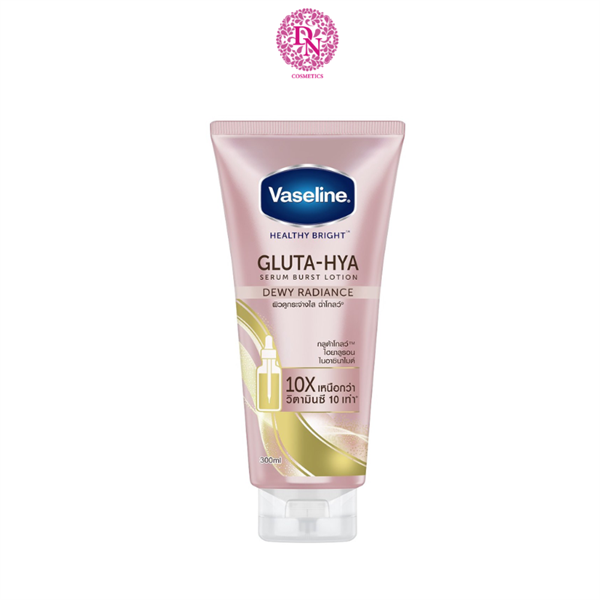 DƯỠNG THỂ TRẮNG DA VASELINE HEALTHY BRIGHT GLUTA-HYA SERUM BURST UV LOTION