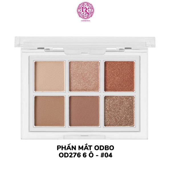 BẢNG PHẤN MẮT 6 Ô ODBO SIGNATURE EYESHADOW PALETTE OD276