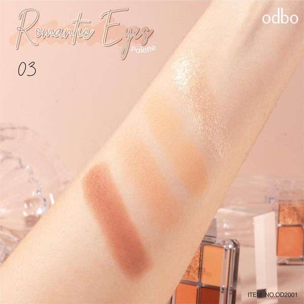 PHẤN MẮT ODBO ROMANTIC EYES PALLETTE 4 Ô OD2001