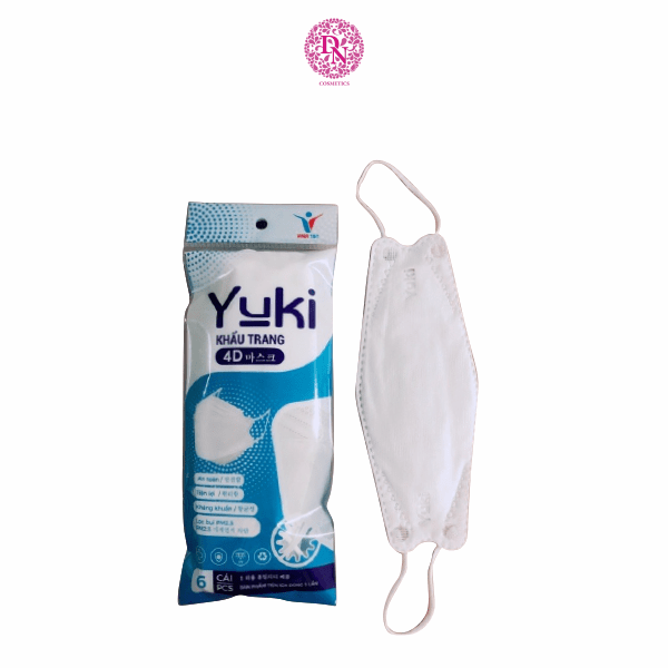 KHẢU TRANG 4D YUKI YOKI BỊCH 6 CÁI