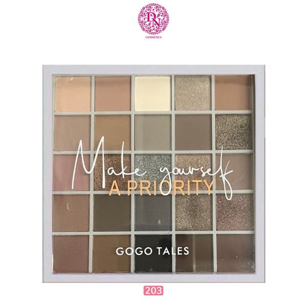 BẢNG PHẤN MẮT 25 Ô GOGO TALES CRYTAL COLOR CHARMING EYES GT282