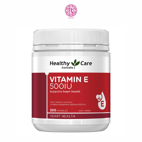 VITAMIN E HEALTHY CARE 500IU 200 VIÊN ÚC