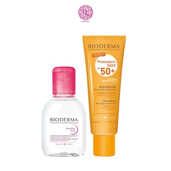 COMBO KEM CHỐNG NẮNG - TẨY TRANG HỒNG BIODERMA 40ML+100ML - HÀNG NHẬP KHẨU