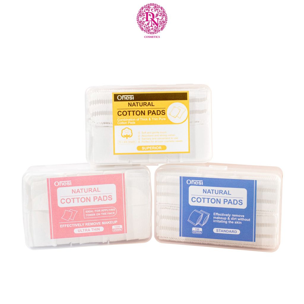 BÔNG TẨY TRANG OHESI NATURAL COTTON PADS