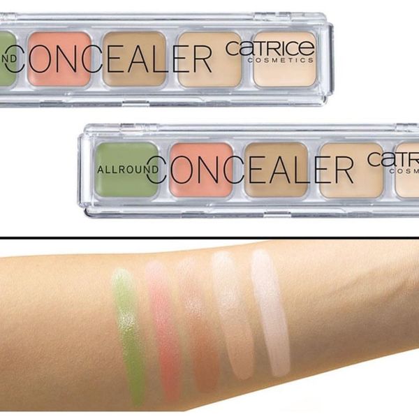 CHE KHUYẾT ĐIỂM CATRICE 5 Ô ALLROUND CONCEALER PALETTE (HỒNG XANH)