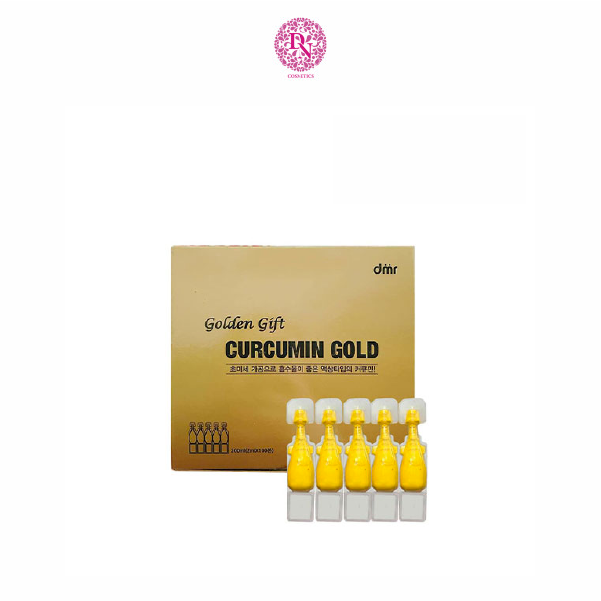 TINH NGHỆ NANO GOLDEN GIFT CURCUMIN GOLD HÀN QUỐC - HỘP 50 TÉP 100ML (2X50)