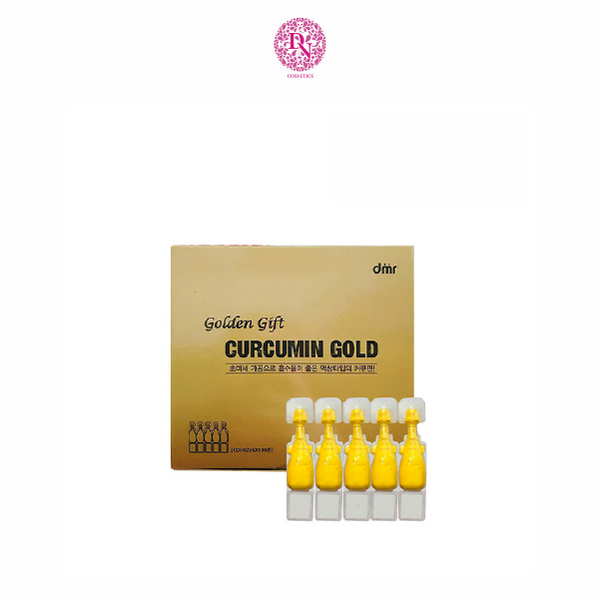 TINH NGHỆ NANO GOLDEN GIFT CURCUMIN GOLD HÀN QUỐC - HỘP 50 TÉP 100ML (2X50)