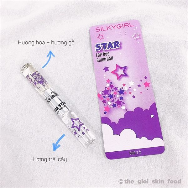 NƯỚC HOA 2 ĐẦU 4 HƯƠNG SILKYGIRL EDP DUO ROLLERBALL 10ML