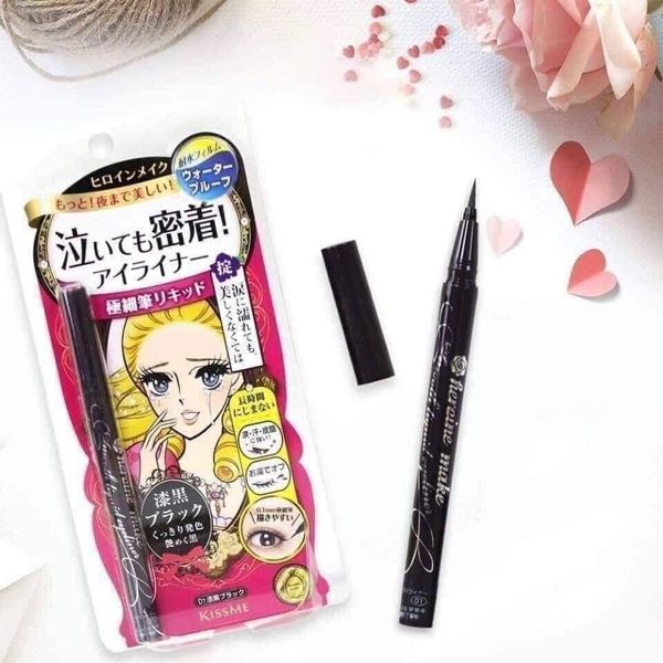 KẺ MẮT KISS ME CHỐNG TRÔI NƯỚC HEROINE MAKE SMOOTH LIQUID EYELINER