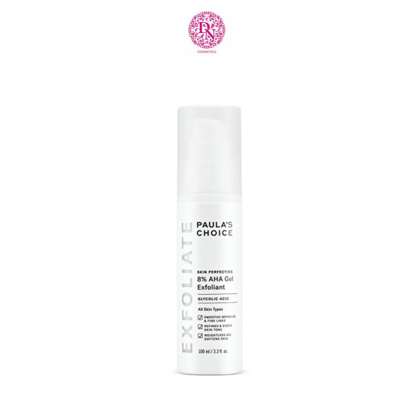 GEL LOẠI BỎ TẾ BÀO CHẾT MỀM MỊN PAULA'S CHOICE CHỨA 8% AHA - SKIN PERFECTING 8% AHA GEL EXFOLIANT- FULL SIZE
