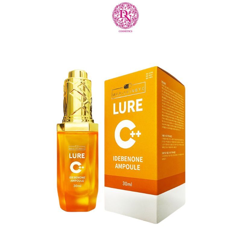 TINH CHẤT TRẺ HOÁ DA VÀ CHỐNG LÃO HOÁ MEDISKINBYC LURE C++ IDEBENONE AMPOULE 30ML