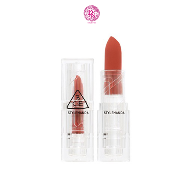 SON THỎI 3CE SOFT MATTE LIPSTICK CLEAR LAYER EDITION VỎ TRONG