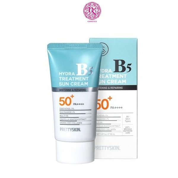 KEM CHỐNG NẮNG HỖ TRỢ PHỤC HỒI PRETTY SKIN HYDRA B5 SUN CREAM 70ML [MUA 1 KEM CHỐNG NẮNG TẶNG 1 SERUM VITAMIN C QUÝT XANH BERGAMO 10ML]