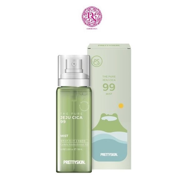 XỊT KHOÁNG RAU MÁ PRETTY SKIN THE PURE JEJU CICA 99 MIST 100ML [MUA 1 XỊT KHOÁNG TẶNG 1 MẶT NẠ OHESI 25K]