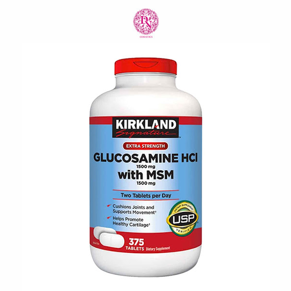 VIÊN UỐNG BỔ XƯƠNG KHỚP KIRKLAND GLUCOSAMINE HCL 1500MG 375 VIÊN