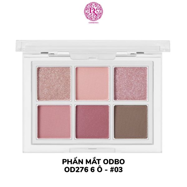 BẢNG PHẤN MẮT 6 Ô ODBO SIGNATURE EYESHADOW PALETTE OD276