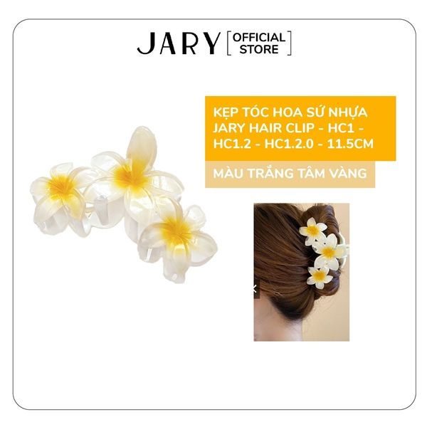KẸP TÓC HOA SỨ NHỰA JARY HAIR CLIP - HC1 - HC1.2