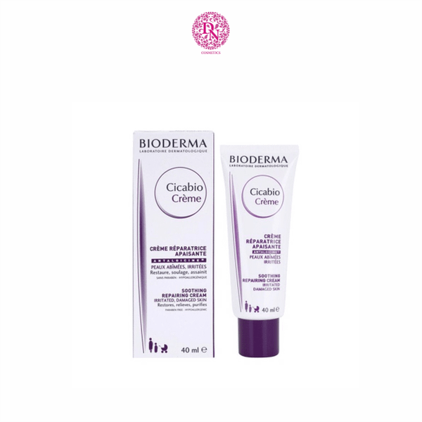 KEM DƯỠNG BIODERMA HỖ TRỢ PHỤC HỒI VÀ LÀM DỊU DA CICABIO CREME 40ML MÀU TÍM