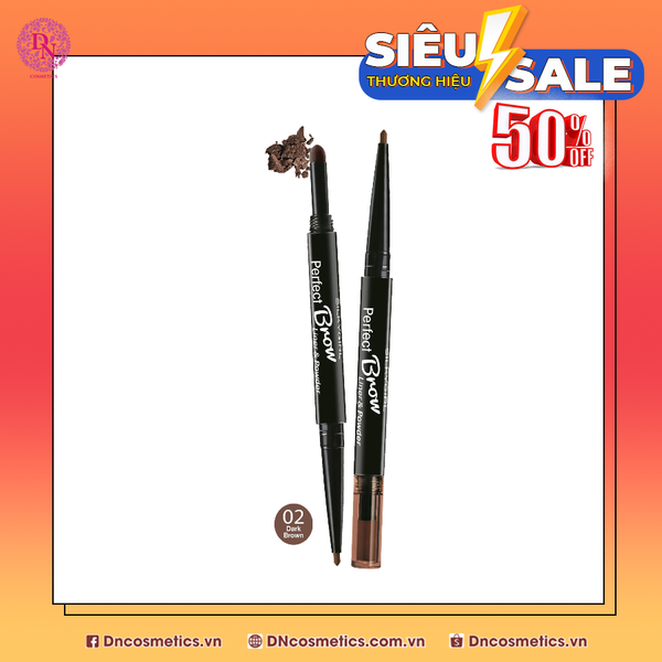 CHÌ MÀY ĐỊNH HÌNH 2 ĐẦU SILKY GIRL PERFECT BROW LINER & POWDER