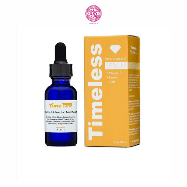 SERUM TIMELESS SÁNG DA, CHỐNG OXY HÓA VITAMIN CEF (VÀNG)