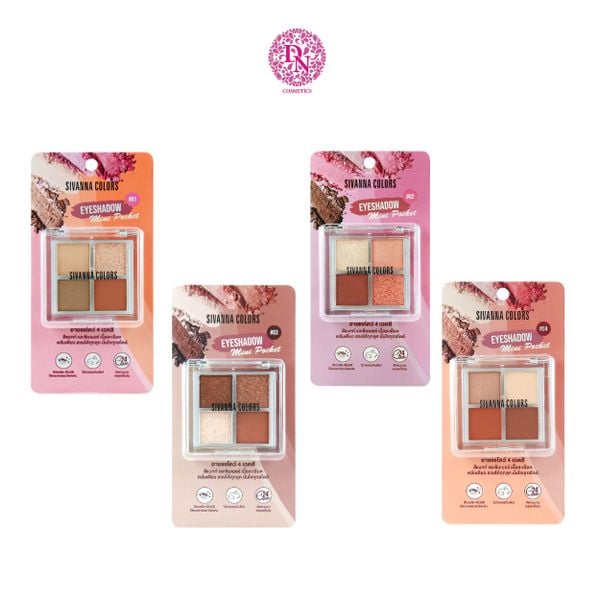 PHẤN MẮT SIVANNA COLORS EYESHAOW MINI POCKET HF166