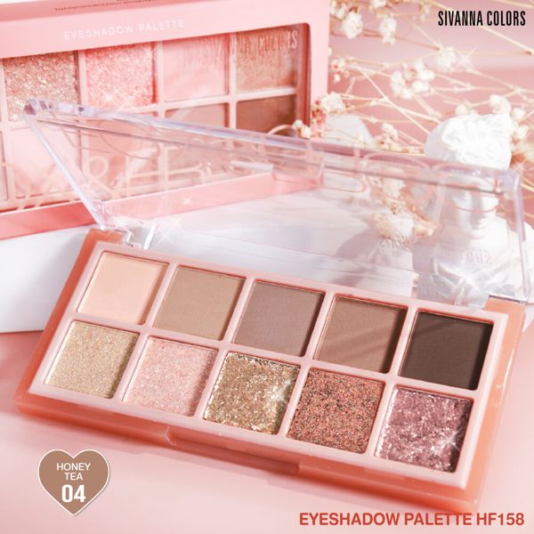 PHẤN MẮT SIVANNA COLORS EYESHADOW PALETTE FOX & FROG HF158