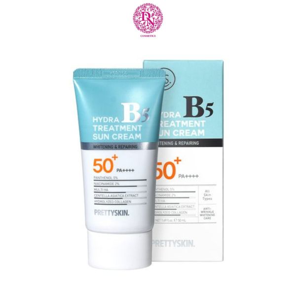 KEM CHỐNG NẮNG HỖ TRỢ PHỤC HỒI PRETTY SKIN HYDRA B5 SUN CREAM 70ML [MUA 1 KEM CHỐNG NẮNG TẶNG 1 SERUM VITAMIN C QUÝT XANH BERGAMO 10ML]