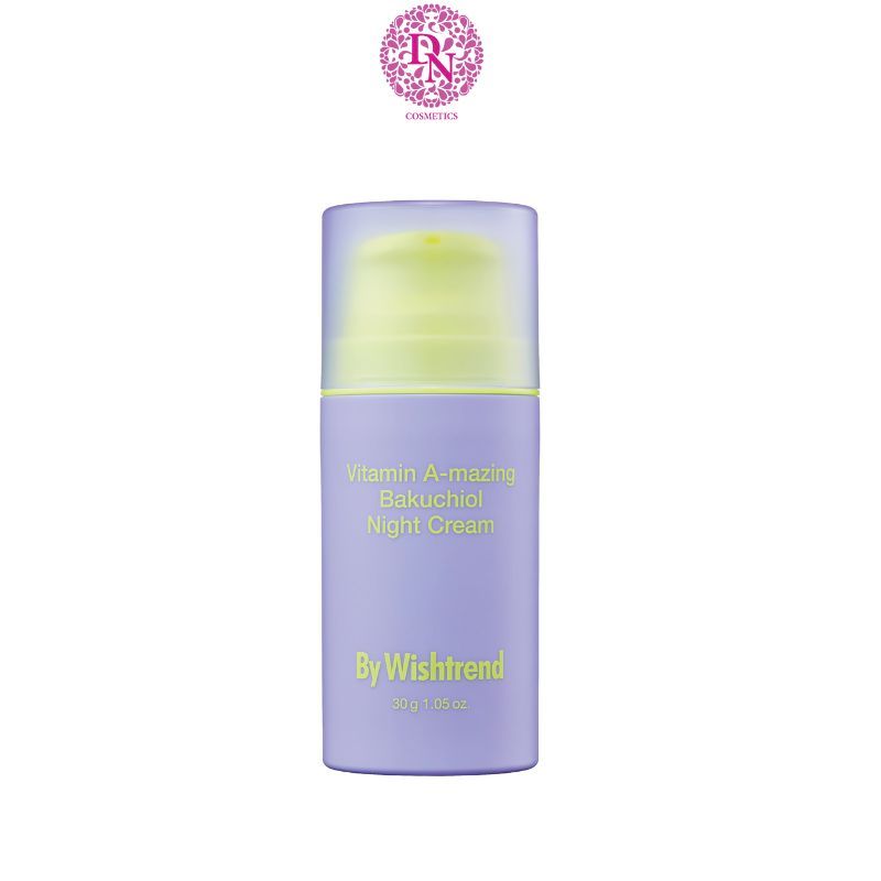 KEM DƯỠNG DA BAN ĐÊM BY WISHTREND VITAMIN A BAKUCHIOL NIGHT CREAM 30G