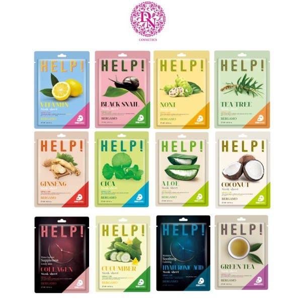 MẶT NẠ BERGAMO HELP MASK PACK