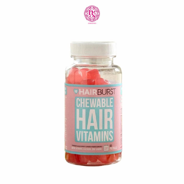 KẸO DẺO HỖ TRỢ PHÁT TRIỂN NANG TÓC HAIRBURST CHEWABLE HAIR VITAMINS HỘP 60 VIÊN