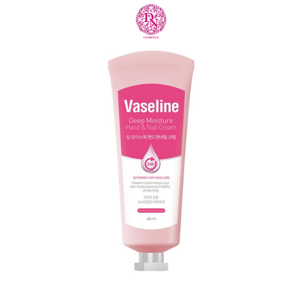 KEM DƯỠNG DA TAY & MÓNG CẤP ẨM & MỀM DA VASELINE 24H DEEP MOISTURE HAND & NAIL CREAM 60ML