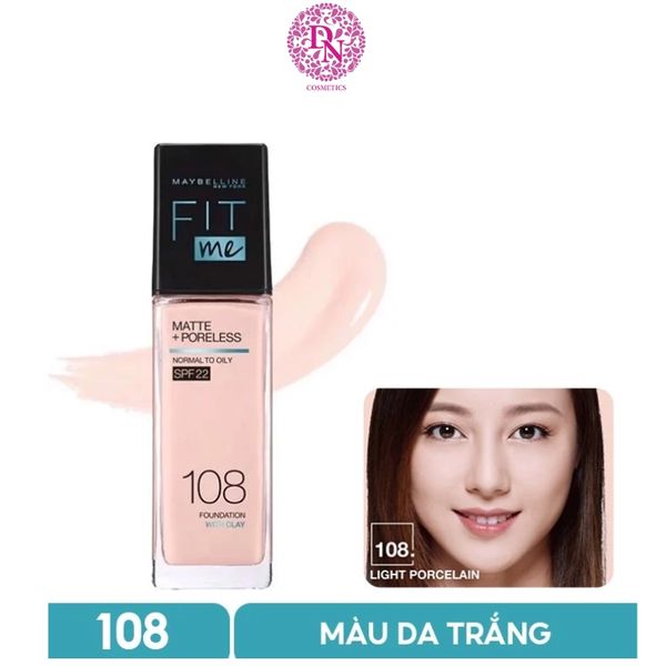 KEM NỀN MAYBELLINE FITME MATTE PORELESS FOUNDATION SPF 22