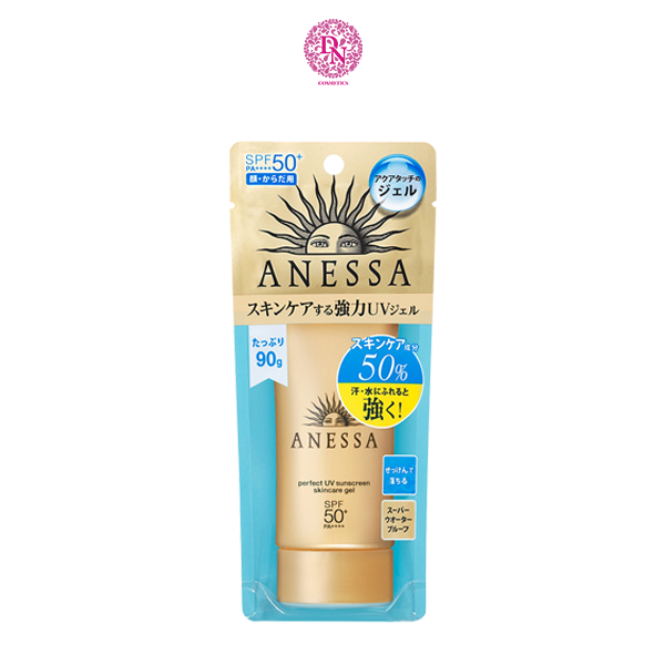 GEL CHỐNG NẮNG BẢO VỆ HOÀN HẢO ANESSA PERFECT UV SUNCREEN SKINCARE SPF50+ 90G - DẠNG TUÝP MỀM MÀU VÀNG